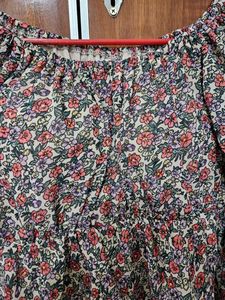 Cute Floral Crop Top