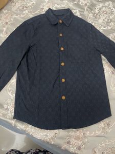 Stylish black Patterned Shirt