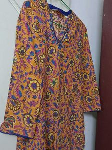 🌸 Biba Multicolored Floral Kurta | Size 38-40 🌸