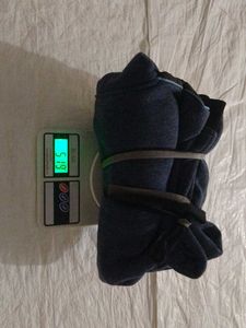 Navy &amp; Black Zip-Up Hoodie