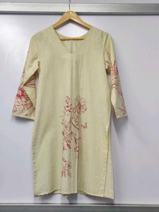 short kurta Beige colour