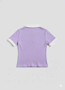 Lilac Polo Top
