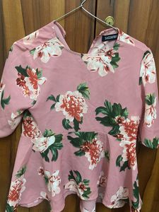 Pink Floral Top