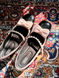 Cute black pink Mary Jane