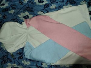 Pastel Color Block Hoodie