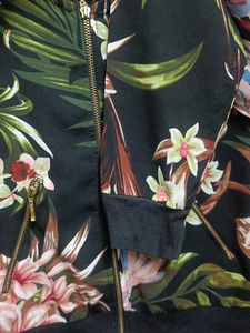 Floral Bomber Jacket