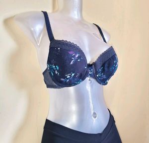 M&amp;S Floral Print Bra (one hook broken)