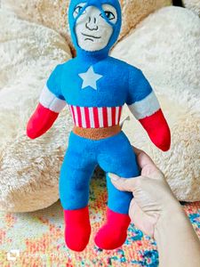 Combo Of Captain America And Iron Man Plush Toy