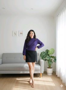 Stylish Purple Top