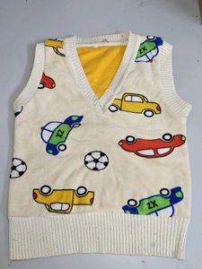 Cartoon Printed Half Sweater Combo Of 3 Unisex