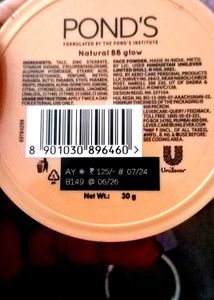 Ponds Natural Glow Face Powder