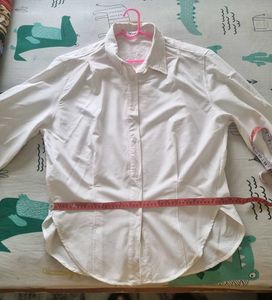 Smart Off White Heavy Fabric Shirt !