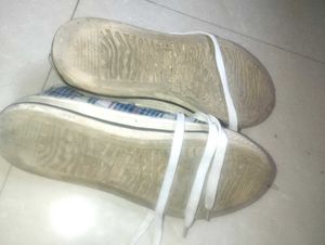 Plaid High-Top Sneakers