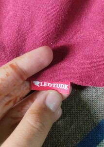 Leotude  Size - S ( Oversized Tshirt) Maroon