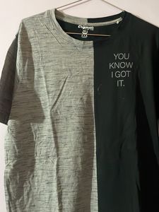 Over Sized Half Tshirt