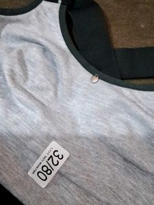 Comfortable Grey Sports Bra