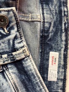 Acid Wash Denim Jeans