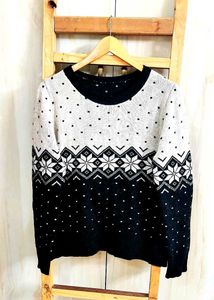 Black Designer Pullover Size-38-L