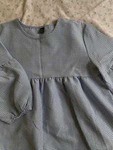 Porcelain Gingham Top