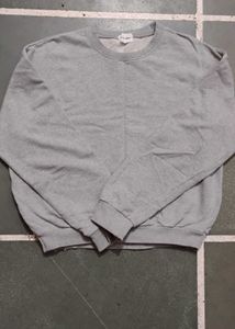 ASETHETIC GREY SWEATSHIRT Oversized