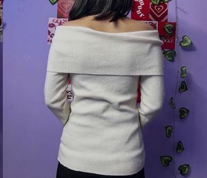 Off-the-Shoulder Knit Top