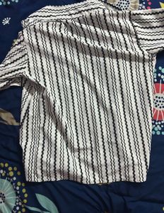 Half Slevves Men Opaque Shirt Brand New