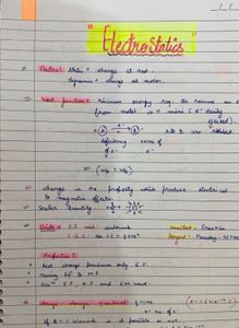 Aakash Physics Notes Class 11 &amp; 12