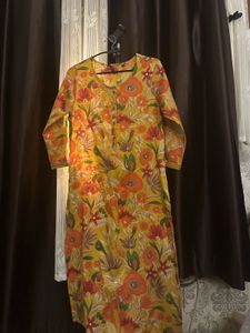 Floral Print Kurta