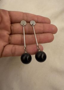 Metal With Black Ball