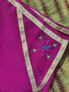 Dark Pink Duppatta