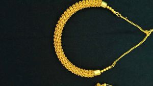 Gold-Tone Necklace &amp; Earring Set