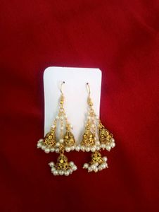 Hanging Jumka Earrings