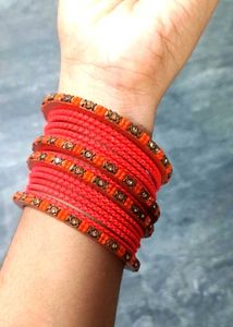 Orange Bangle Set😍🧡