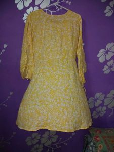 Yellow Floral Dress