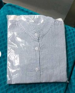 Striped Button-Down Shirt