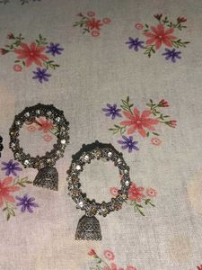 Earring Set - Jhumka &amp; Hoop Style