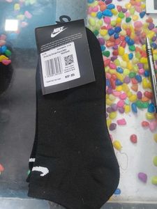 Nike Black Socks Pack Of 3
