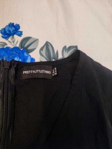 Gothic black frill sleeve corset blouse