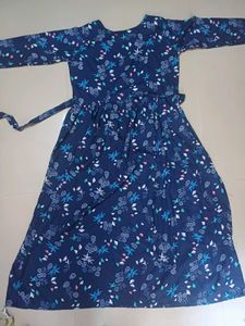 New Floral Navy Midi Dress