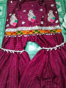 New Full Gotta Patti work Garara Dress Ne