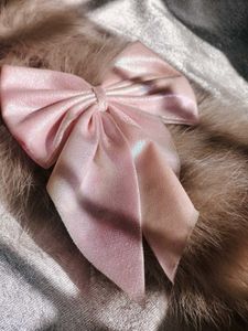 Pink Satin Bow