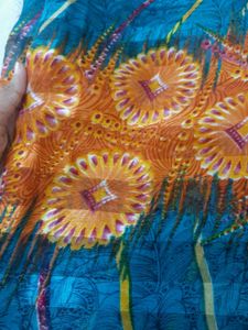 85)New Multi Colour Beautiful Saree