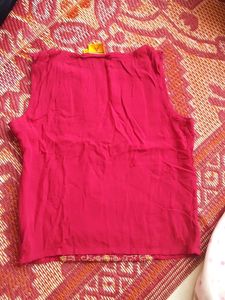 Beautiful Ethnic Top With Golden Work