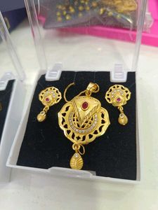 1 Gm Gold Plated Pendant Set