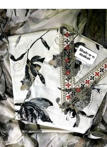 Floral Print Kurti Material