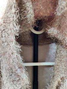 imported Sherpa Faux Fur Hooded Fleece Vest