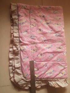 Girl Baby Matress And Bedsheet
