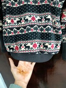 Hoodie with Reindeer i