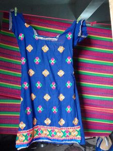 Best Dark And Light Green Plus Blue Kurta