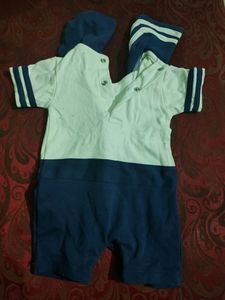 Cute Navy Style Romper 🔥 PRICE DROP 🔥